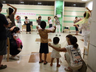 子どもたちも楽しく参加