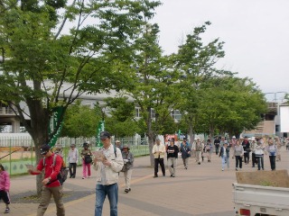 流山おおたかの森駅が出発点