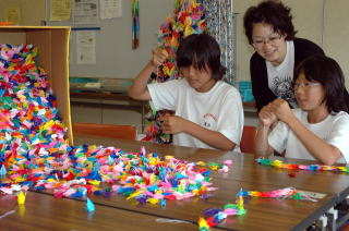 北部中学校の生徒も参加