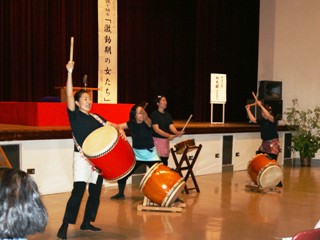 annmaの皆さんによる和太鼓の演奏