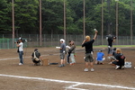 総合運動公園の野球場で撮影