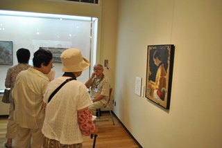 無言館の作品展示