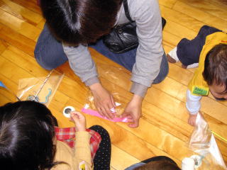 小さなこいのぼりを作成