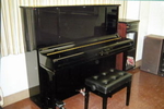 寄贈されたピアノ