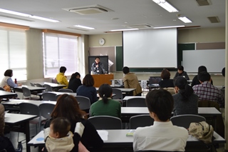 減災塾の水島さんが講演