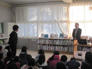 新川小学校での健康づくり講習会