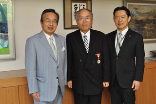 市長、副市長とともに