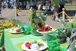 緑が基調の「癒し」をイメージしたテーブル