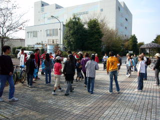 におどり公園に集合して