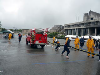 日ごろの訓練の成果を