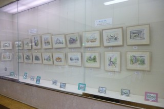 鈴木利尾さんのペン彩画展