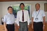 山崎選手と井崎市長