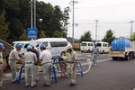 水道給水訓練のようす