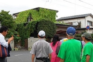 見学コースとなった美田自治会