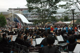 市立柏吹奏楽部の演奏