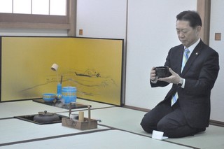 初石公民館の茶会