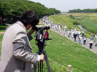 千葉テレビも取材に