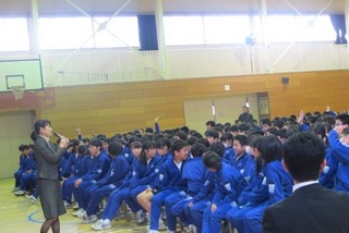 北部中学校で開催