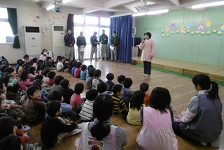 江戸川台保育所で開催された交通安全教室