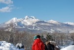 姉妹都市信濃町で雪上交流