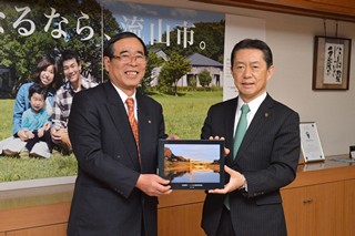 黒沢さんと井崎市長