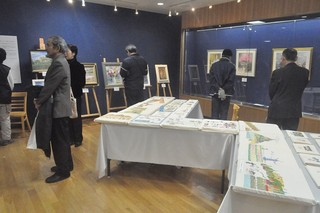 岡倉日出夫・道子絵画刺繍作品展