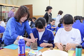 講師の田口さん（写真左）