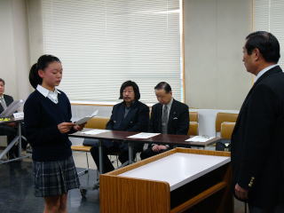 代表して豊田さんがお礼の挨拶