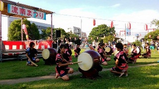 流南まつりの子ども神輿の写真