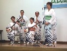 日本舞踊の発表の写真