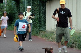 愛犬を連れて参加された方も