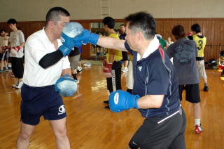 市長も参加して爽快な汗をかきました