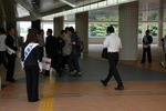 流山おおたかの森駅で人権啓発