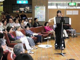 好評のサロンコンサート新人演奏会