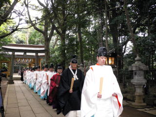 諏訪神社で春の大祭