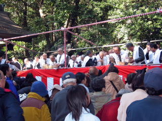 諏訪神社で節分祭が行われました