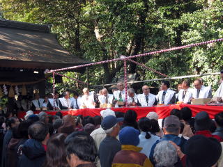 諏訪神社で節分祭が行われました