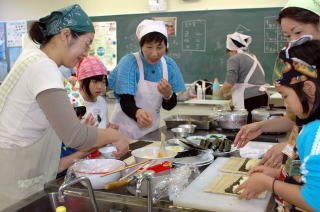 親子でおせち料理作り