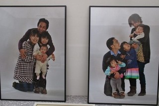 相馬市に住む家族を写した写真