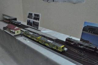 流山駅から馬橋駅まで忠実に再現したリアルな模型の写真