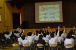 模擬投票会場の様子