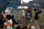 東深井地区公園でスカウト祭