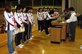 県大会で準優勝したPTAバレーチーム