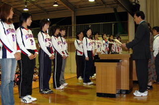 県大会で準優勝したPTAバレーチーム