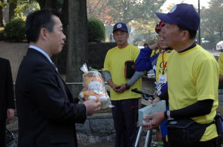 群馬から自転車キャラバン隊