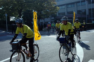 群馬から自転車キャラバン隊