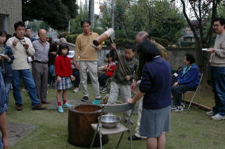 餅つき大会