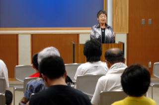 斉藤さんによる戦争の体験講話