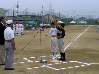 選手代表が選手宣誓