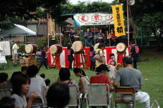 東初石2丁目自治会の夏祭り